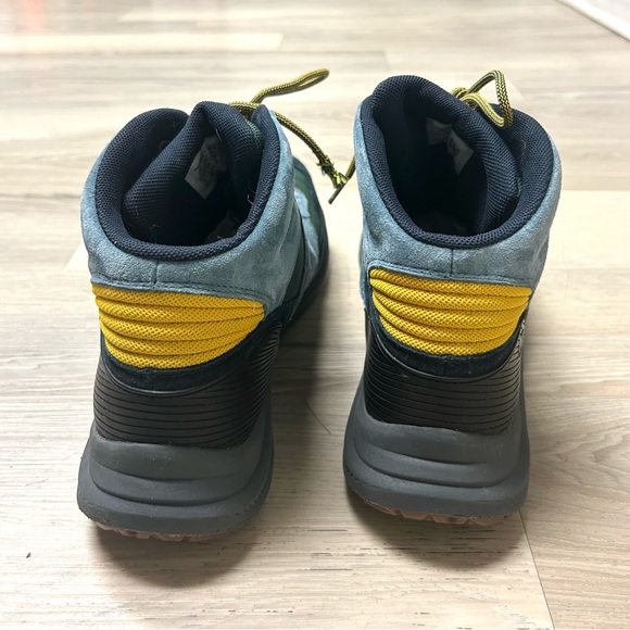 Merrell Boots Men Sz 15 Ontario Mid See America Hiking Shoes Blue Waterproof - Picture 4 of 16